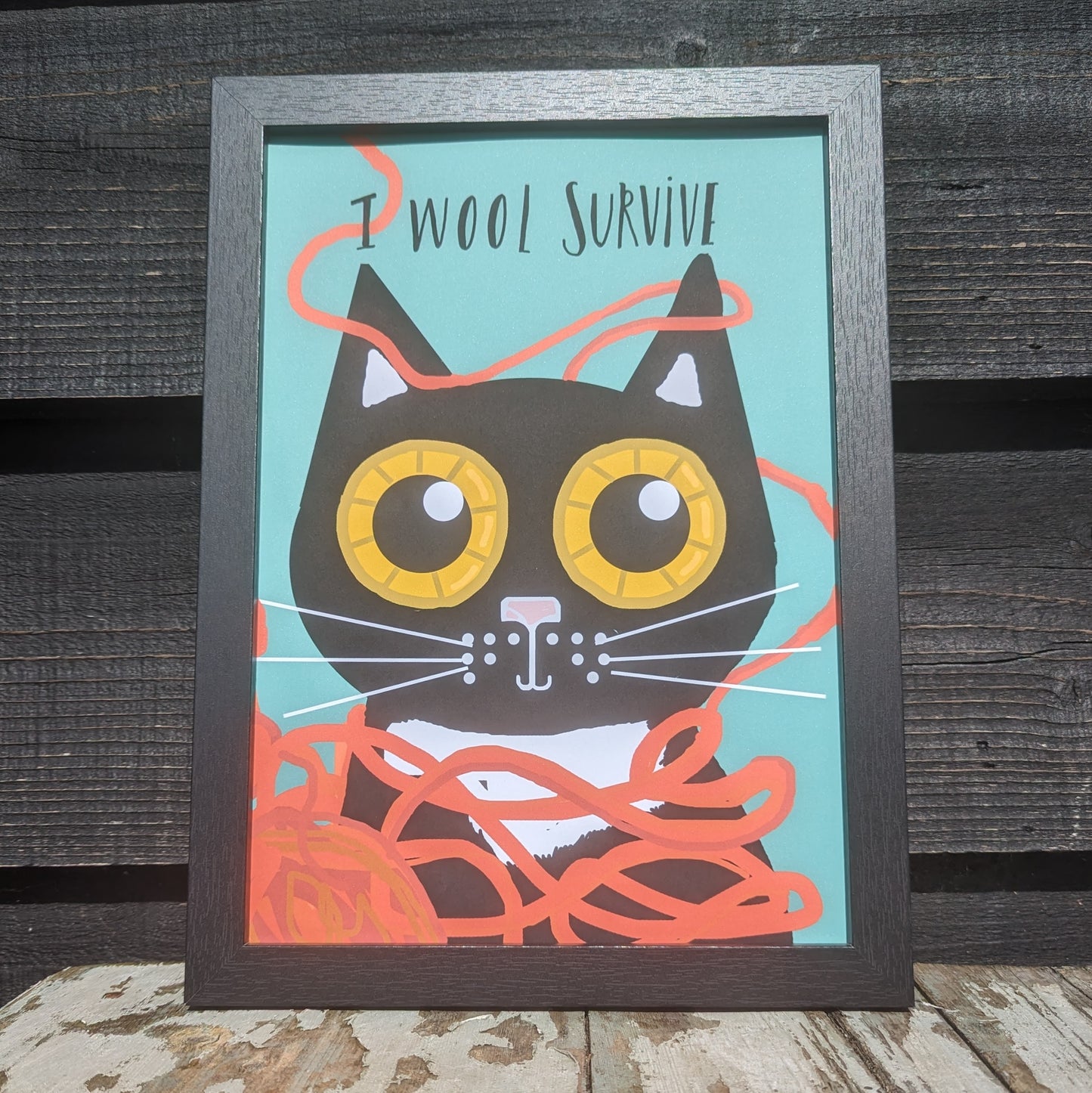A4 Art Print - I Wool Survive