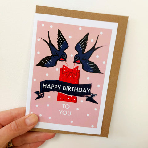 Happy Birthday Birdies card