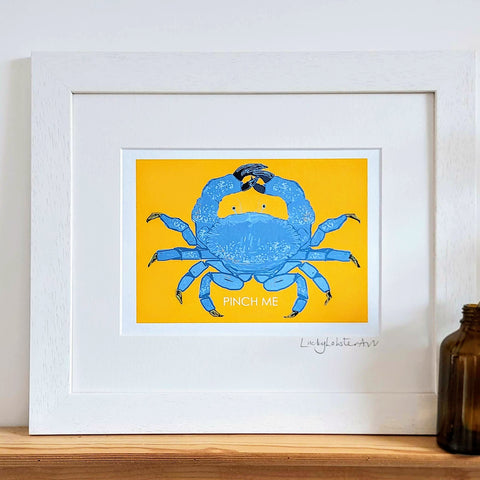 Pinch Me Crab Print