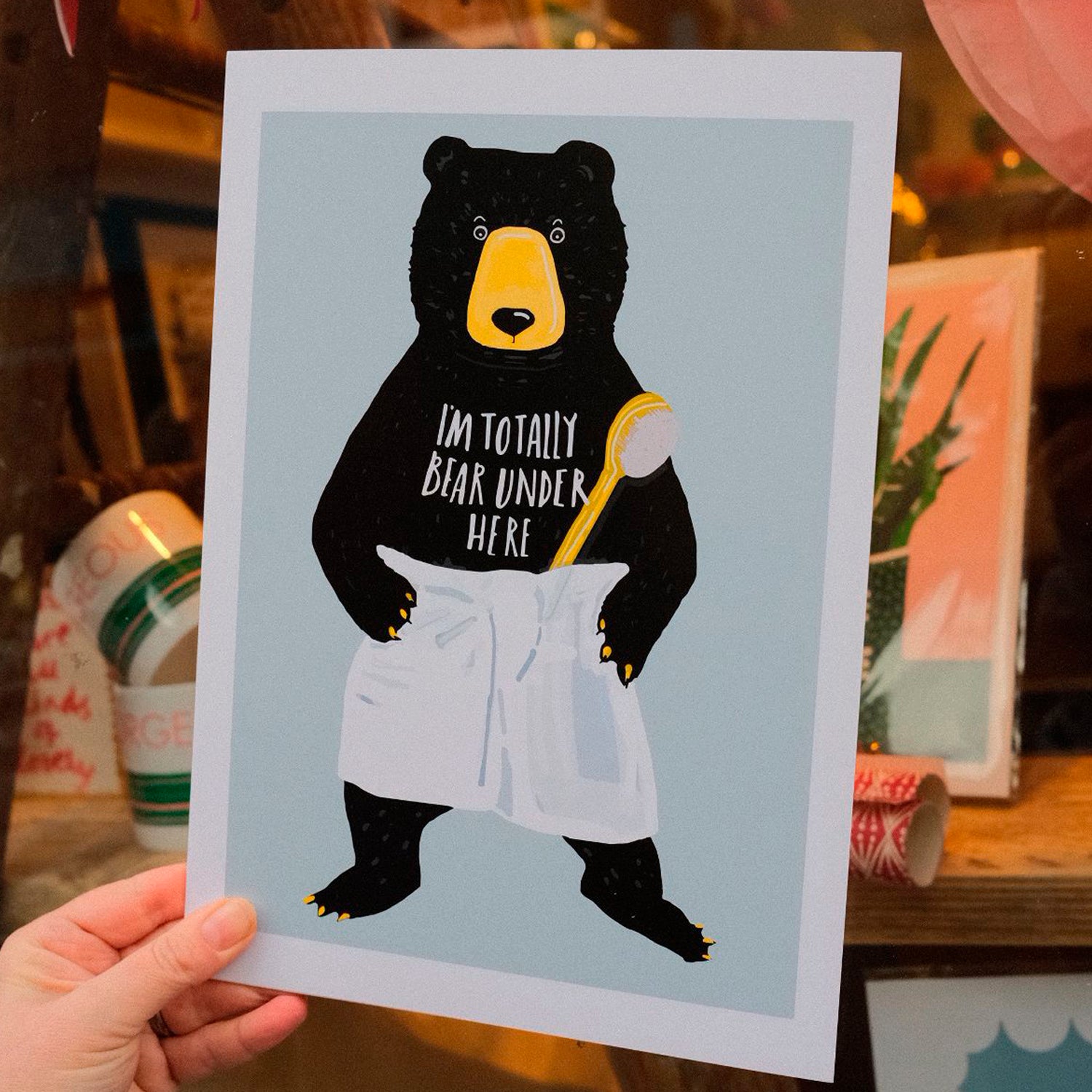 Bare Bear Print