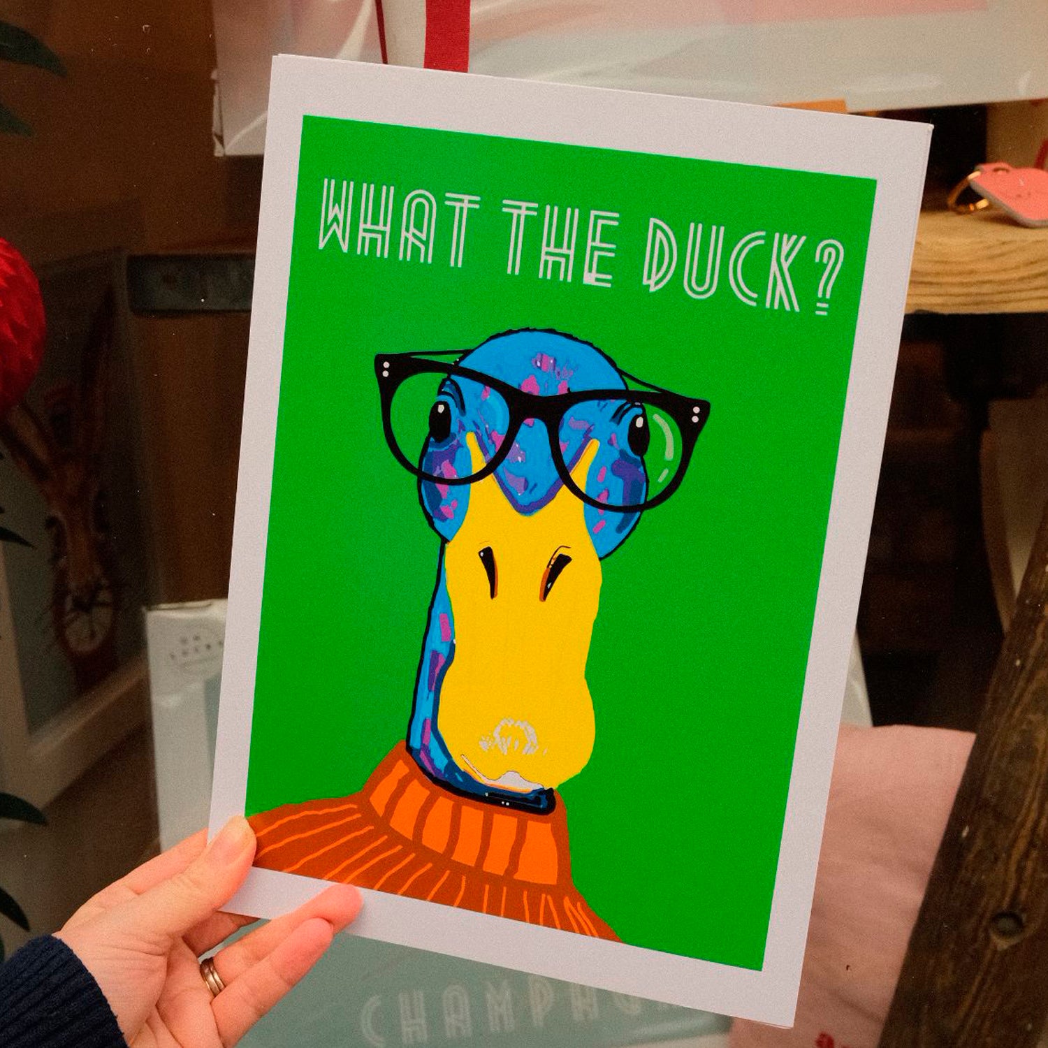 What The Duck Print