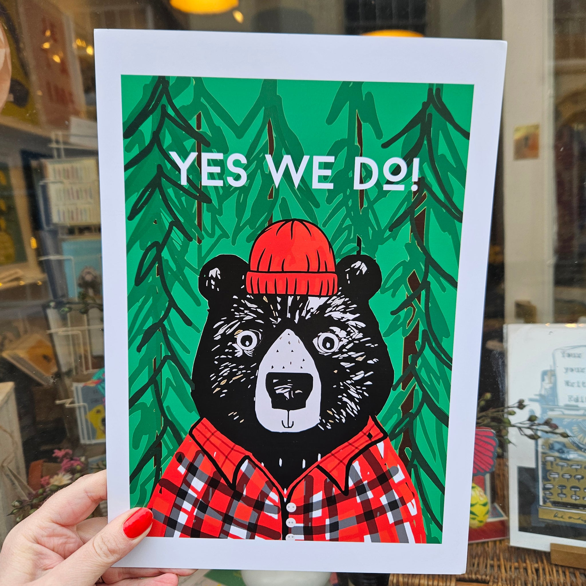 Bear in the Woods Prints