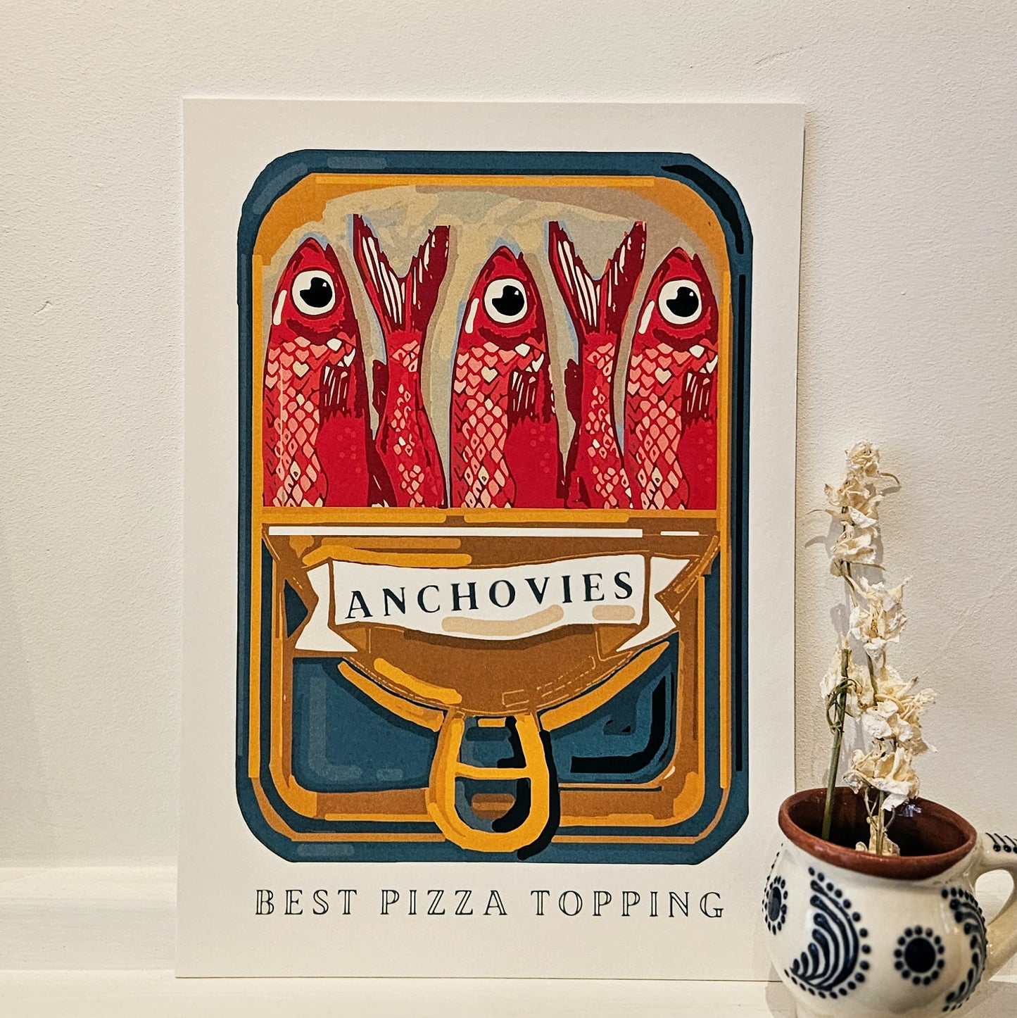 Anchovy - Best Pizza Print