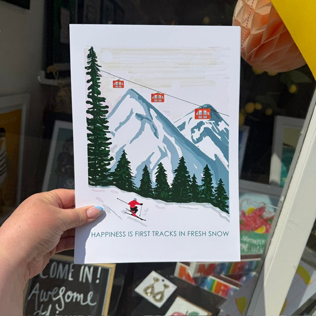 Skiing Print