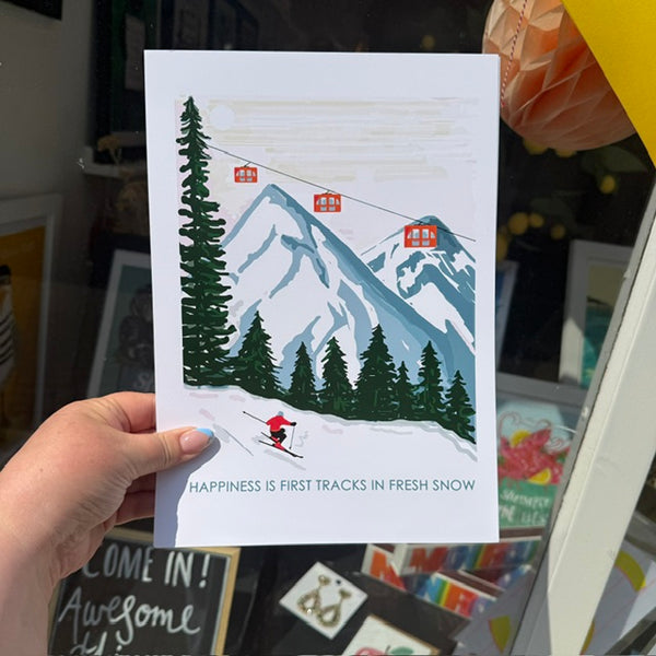 Skiing Print