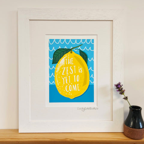 Lemon Zest Print