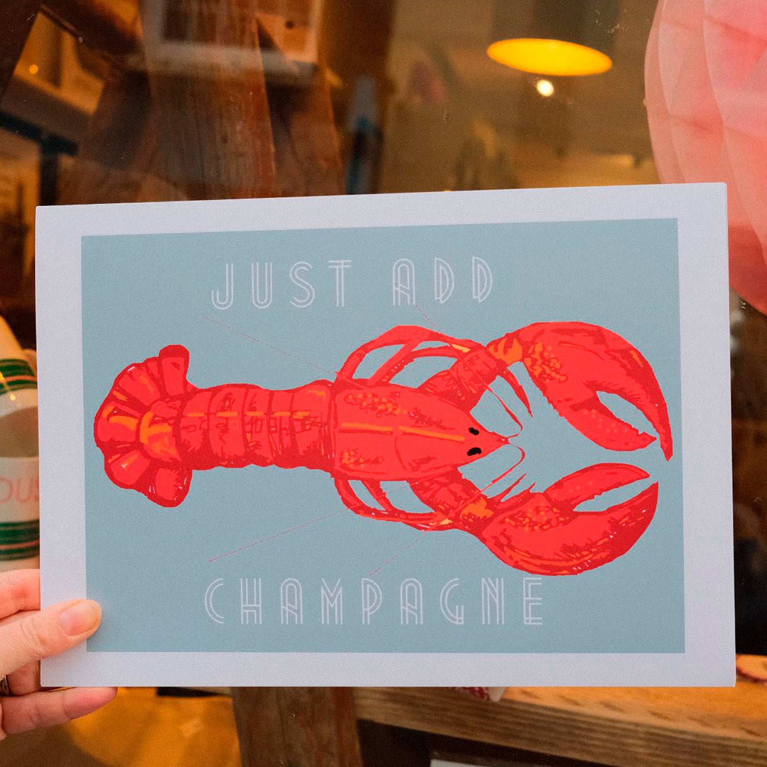 Just add Champagne Print