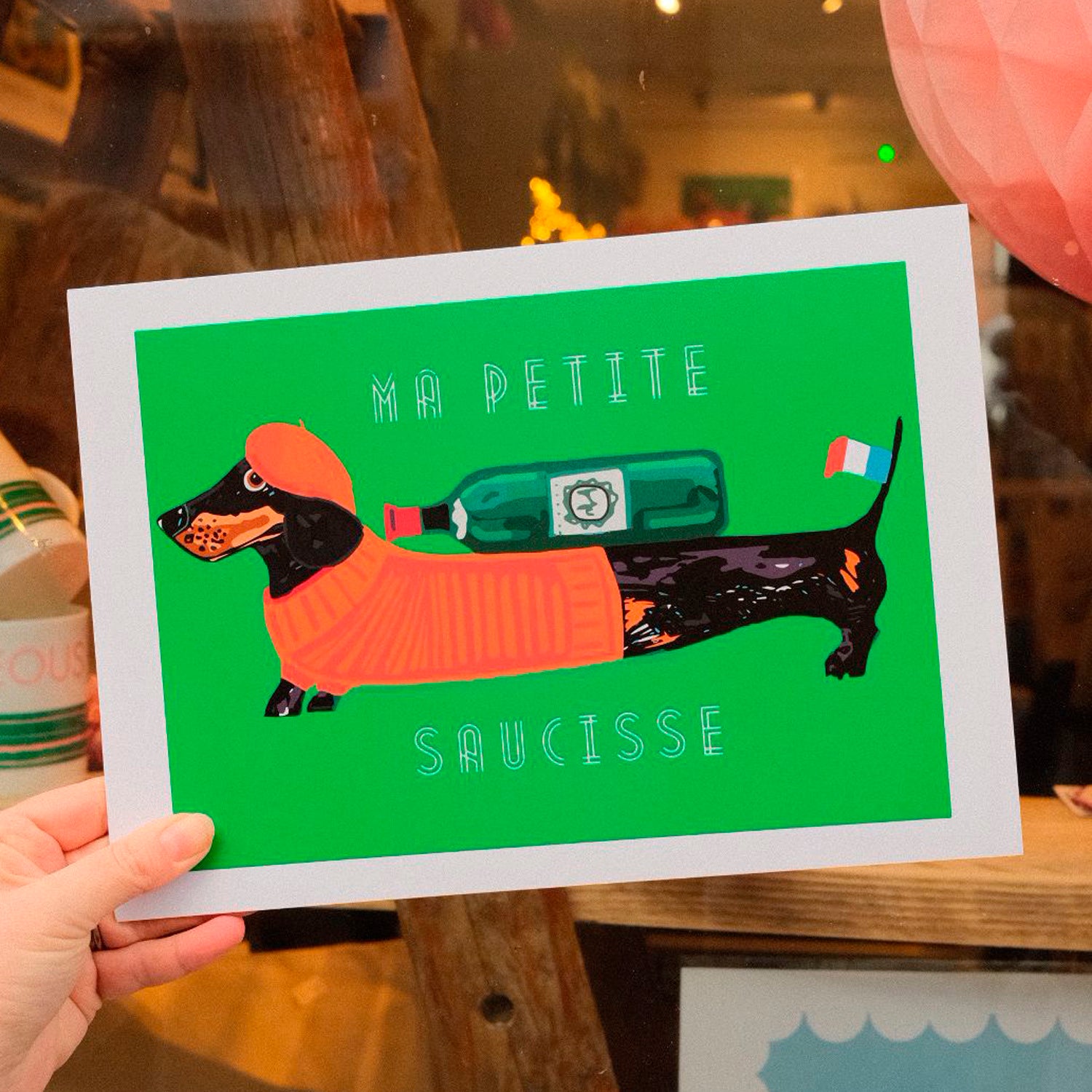 Sausage Dog Print