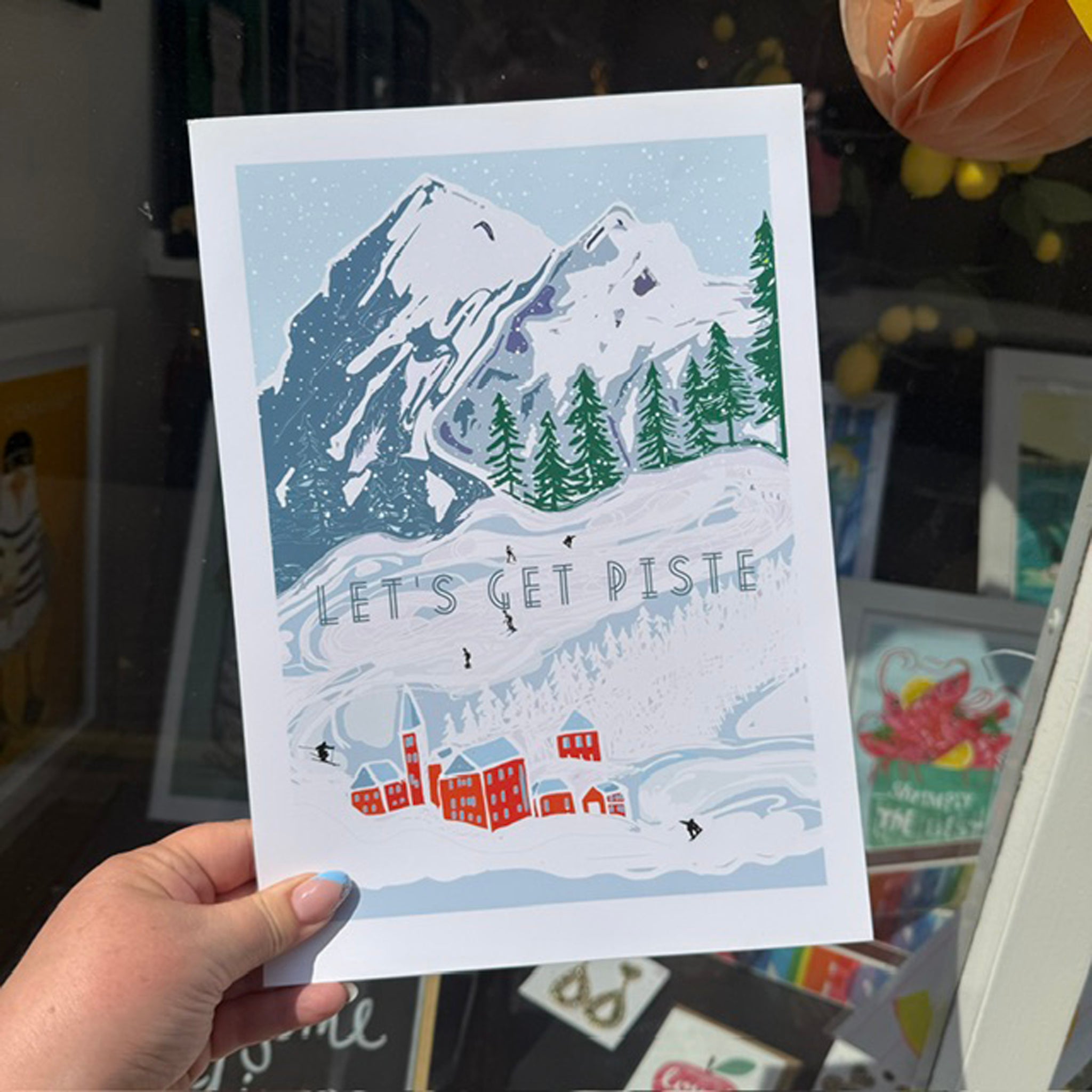 Let's Get Piste Print
