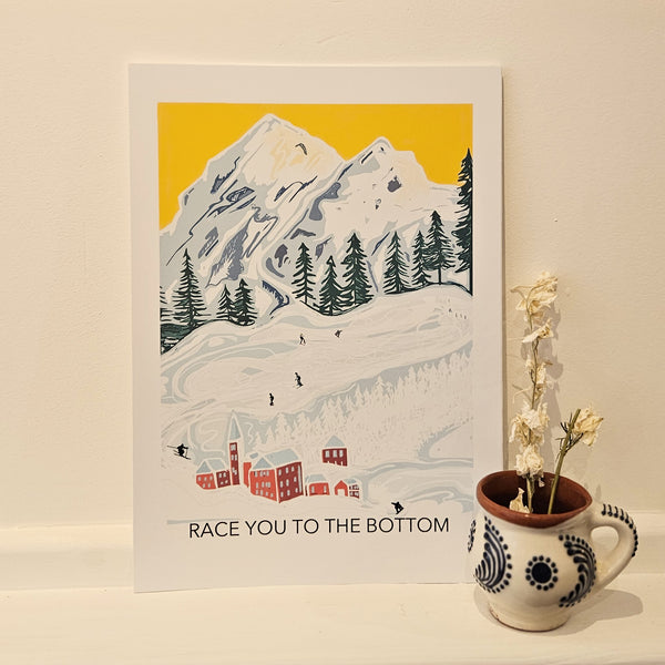 Race You to the Bottom Print