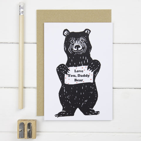 Father's Day Daddy Bear card