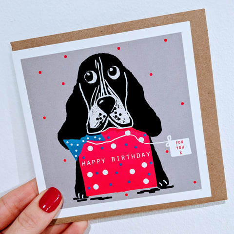 Happy Birthday Bassett Card
