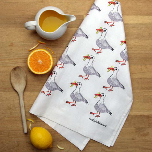 Seagull Tea Towel