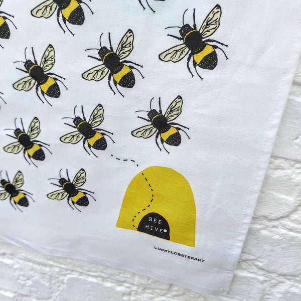 Bee Hive Tea towel