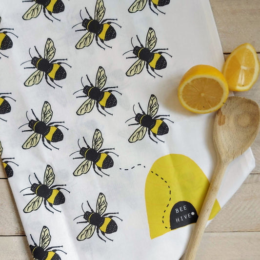 Bee Hive Tea towel