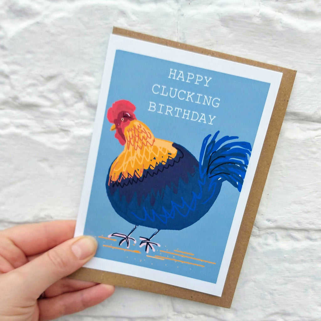 Happy Clucking Birthday Card