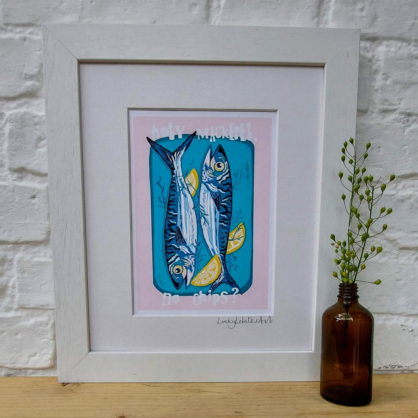 Holy Mackerel, No Chips Print