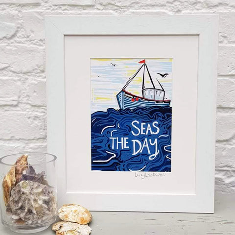Seas The Day Print