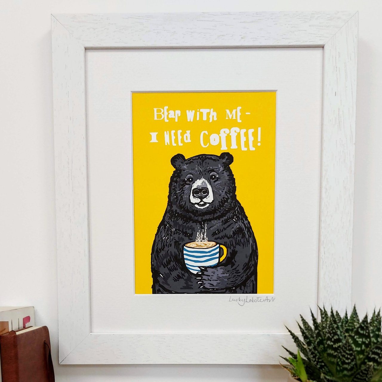 All designs are created using traditional linocut methods